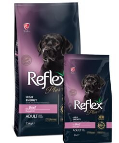 Reflex Plus Adult Dog Food Beef High Energy