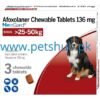 NexGard Chewable Tablets for Dogs 136 MG (25 to 50 KG)