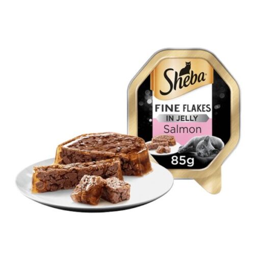 Sheba Fine Flakes In Jelly With Salmon